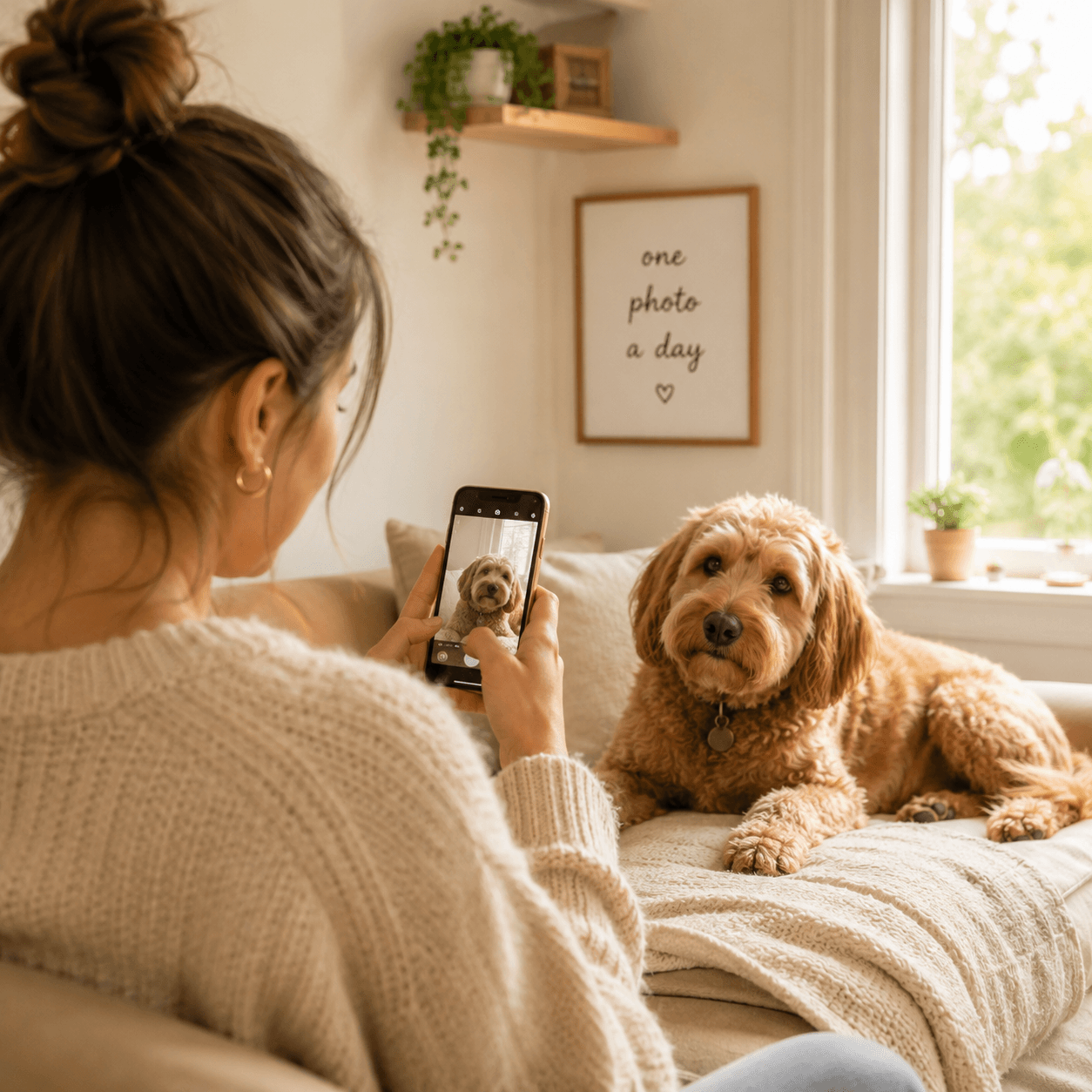 A daily photo of a pet